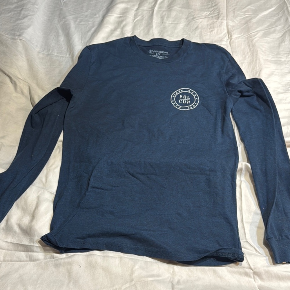 Volcom Men's Navy Long Sleeve Shirt